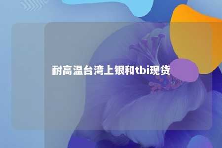 耐高温台湾上银和tbi现货 